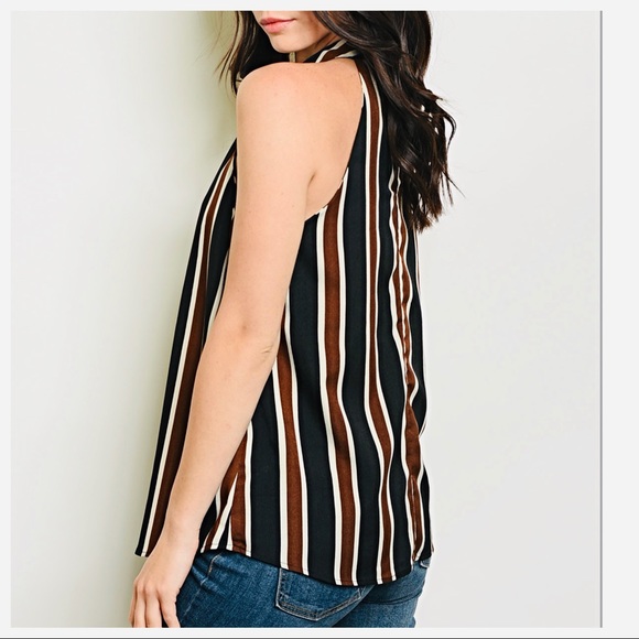 ✨LAST ONE ✨Chic striped sleeveless top - Picture 3 of 8